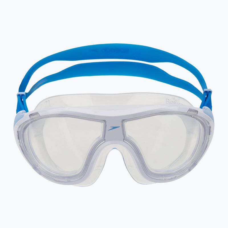 Speedo Biofuse 2.0 maschera da nuoto bianca / trasparente 2