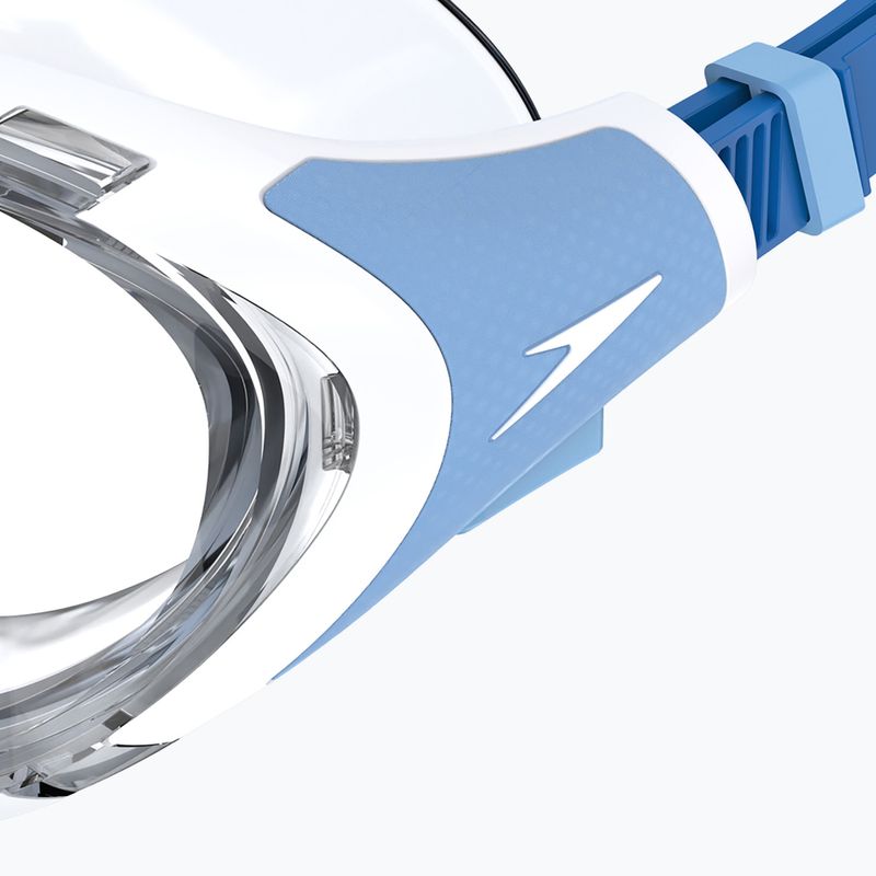 Speedo Biofuse 2.0 maschera da nuoto bianca / trasparente 5