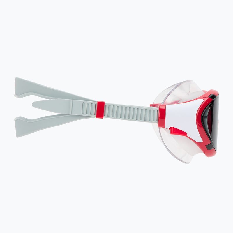 Maschera da bagno Speedo Biofuse 2.0 ad alto rischio rosso/fumo per bambini 3