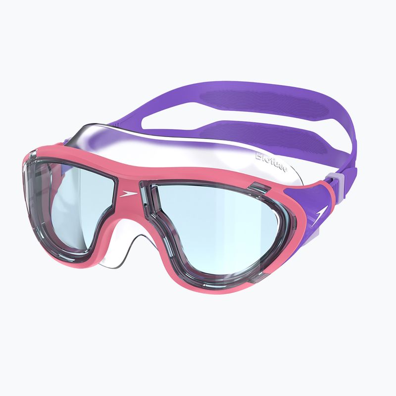 Maschera da bagno per bambini Speedo Biofuse 2.0 rosa limonata / acciaio