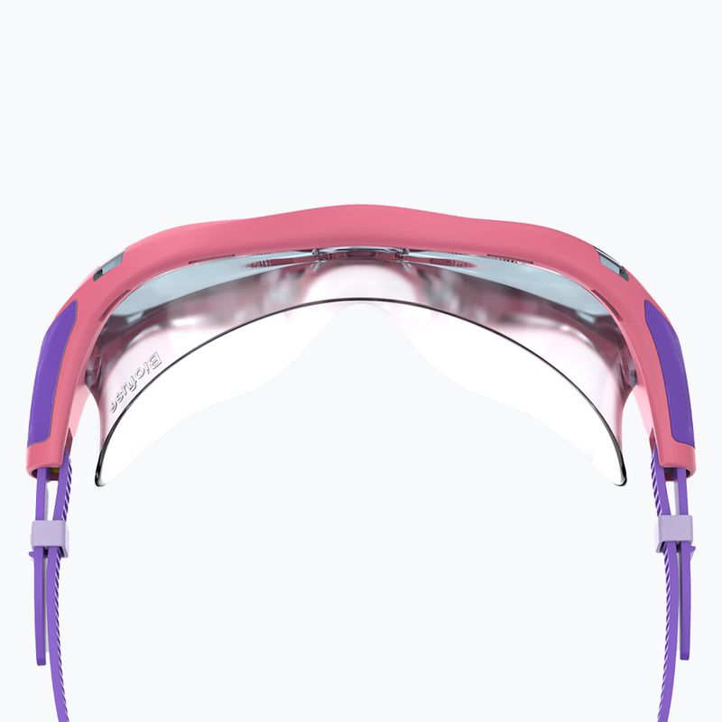 Maschera da bagno per bambini Speedo Biofuse 2.0 rosa limonata / acciaio 3