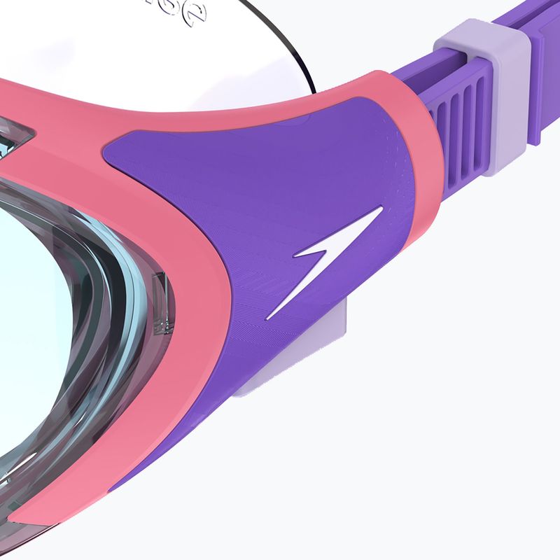 Maschera da bagno per bambini Speedo Biofuse 2.0 rosa limonata / acciaio 5