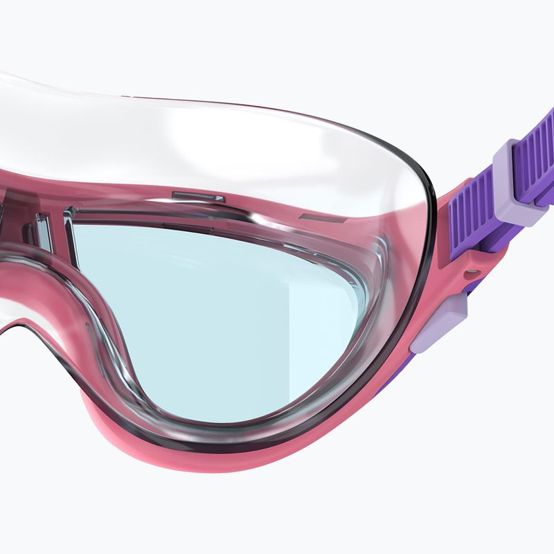 Maschera da bagno per bambini Speedo Biofuse 2.0 rosa limonata / acciaio 6