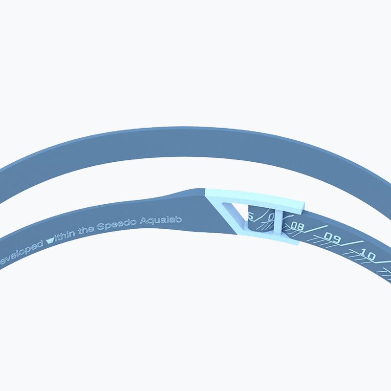 Occhiali da nuoto Speedo Fastskin Pure Focus Mirror blu zucchero / fumo / specchio iris 6