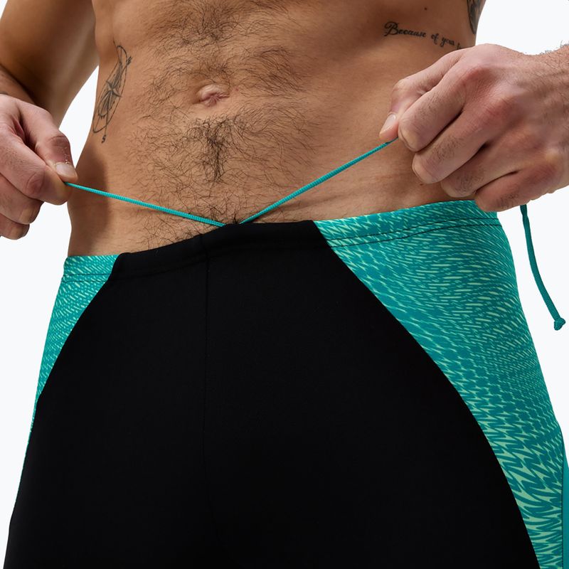 Speedo uomo Endurance+ MAX Splice Jammer nero/turchese gemma nuoto jammer 5