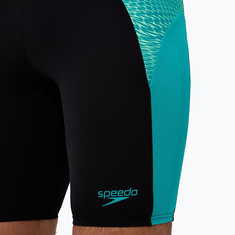 Speedo uomo Endurance+ MAX Splice Jammer nero/turchese gemma nuoto jammer 7