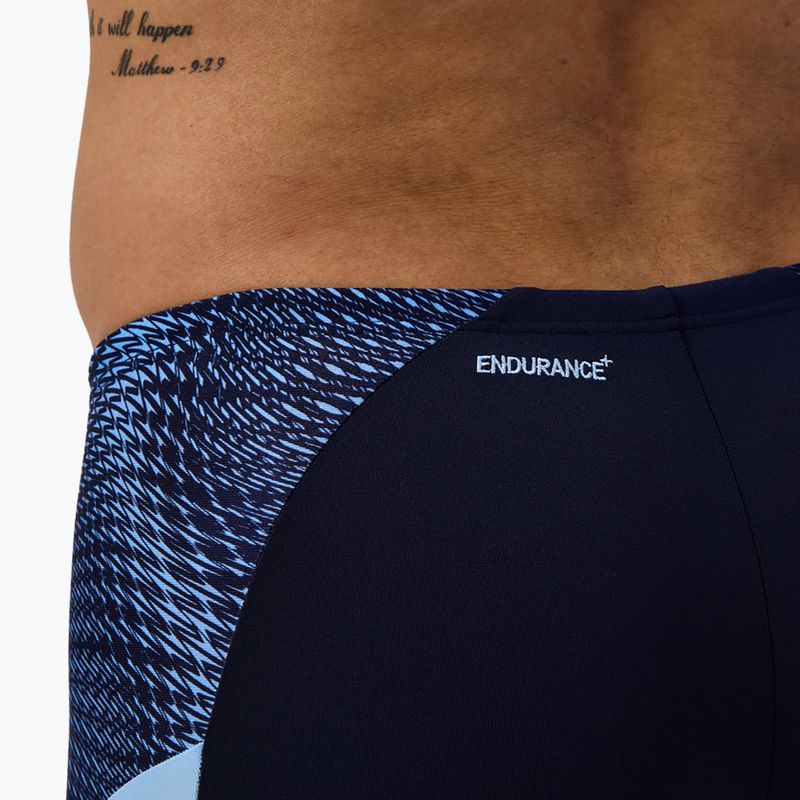 Speedo Endurance+ MAX Splice - Maglia da nuoto da uomo blu navy/zucchero 6