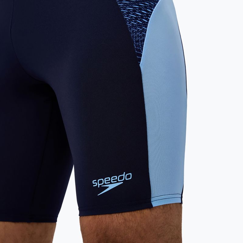 Speedo Endurance+ MAX Splice - Maglia da nuoto da uomo blu navy/zucchero 7