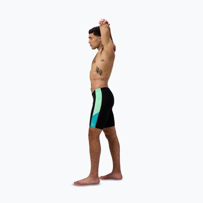 Speedo uomo nuoto jammers Dive Jammer nero/turchese gemma 2