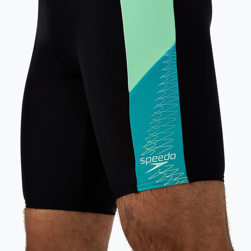 Speedo uomo nuoto jammers Dive Jammer nero/turchese gemma 5