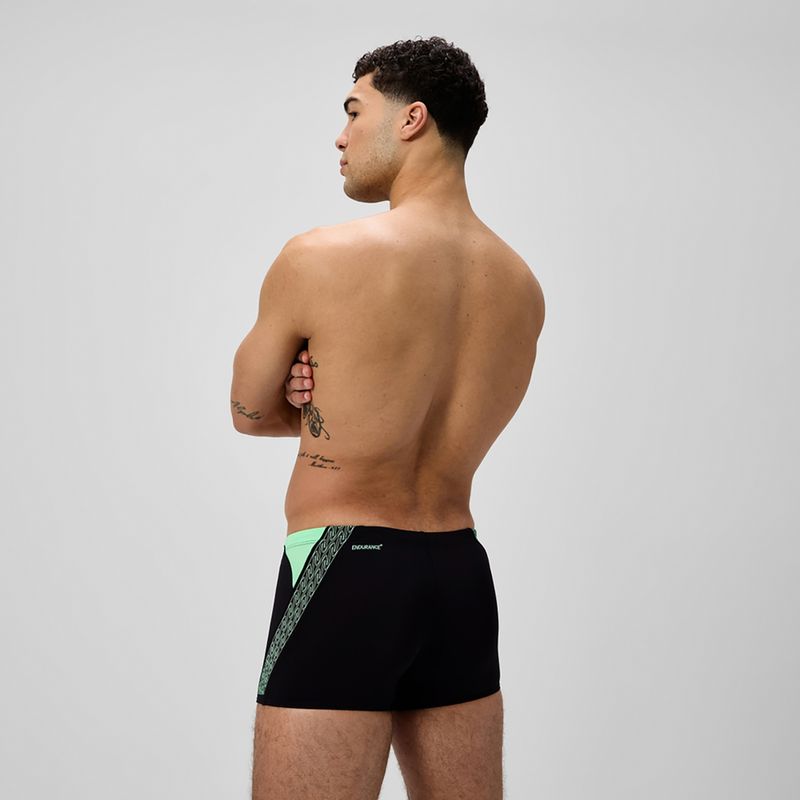 Speedo Hyper Boom Splice boxer nuoto uomo nero/verde alfa 3