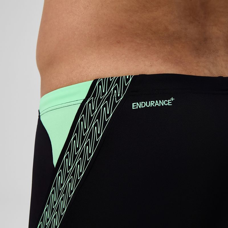 Speedo Hyper Boom Splice boxer nuoto uomo nero/verde alfa 7