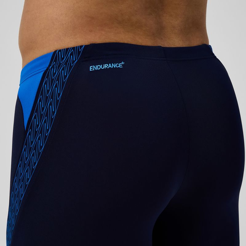 Speedo Hyper Boom Splice, costume da bagno da uomo, peacoat/blu laguna 7