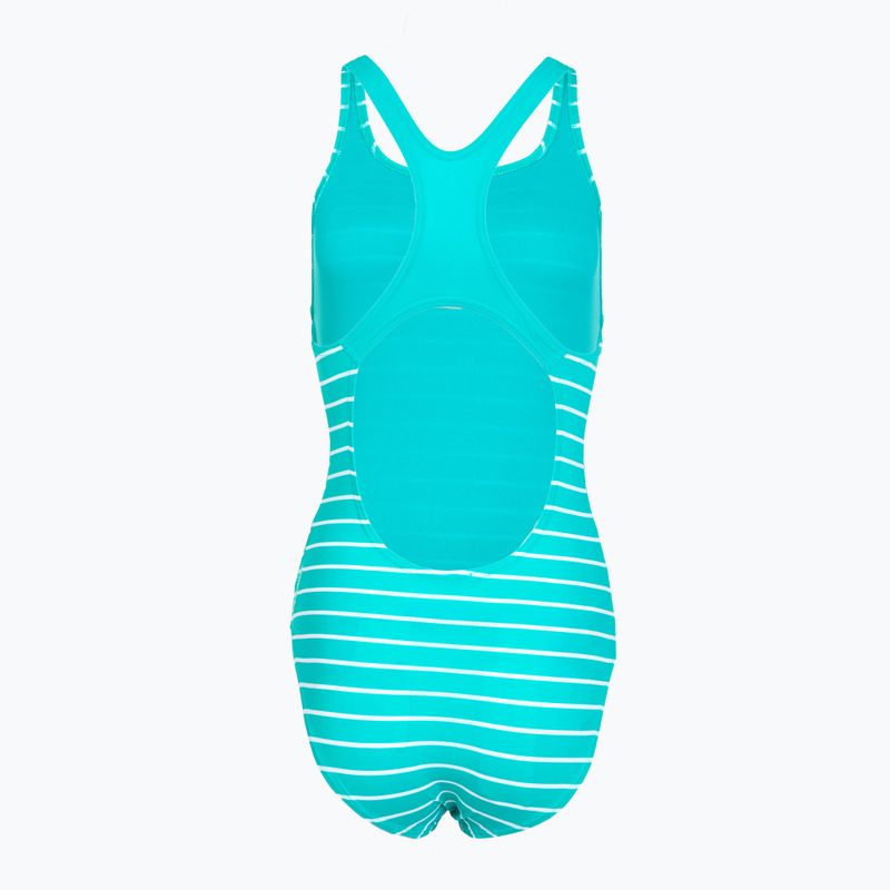Costume da bagno intero da donna Speedo Eco Endurance+ Printed Medalist turquoise gem 2