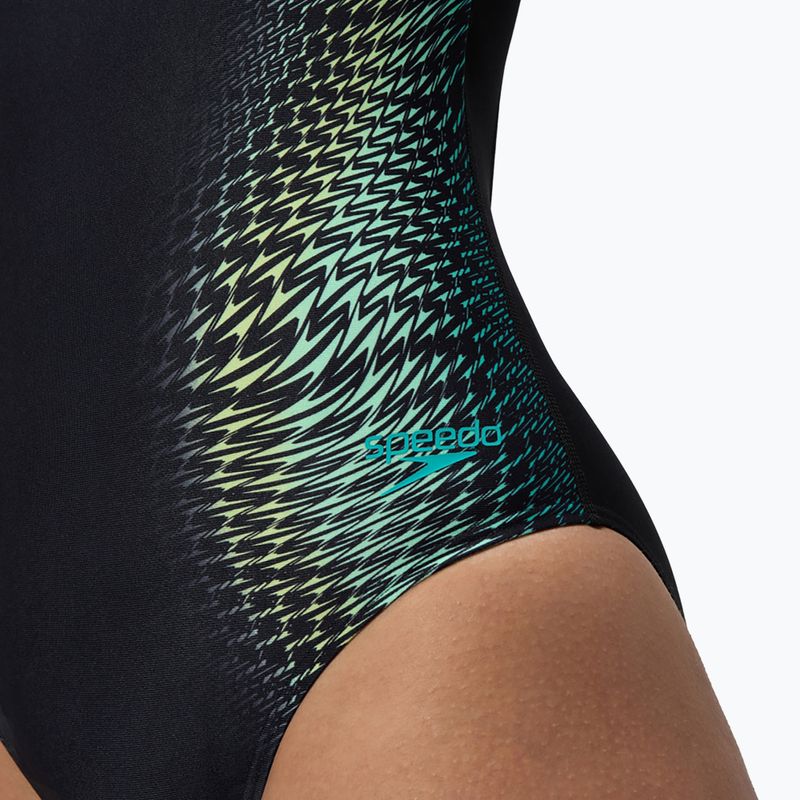 Speedo costume intero donna Medalist stampato in digitale gemma turchese 6