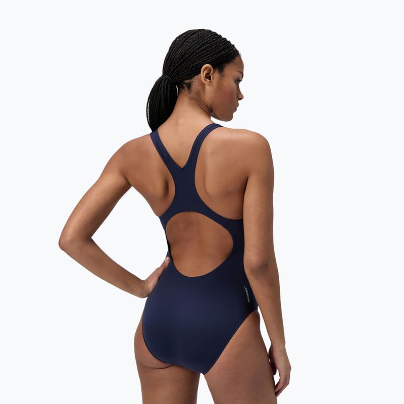 Speedo costume intero donna Medalist stampato in digitale blu laguna 3