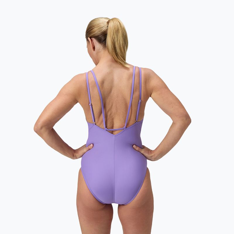 Speedo Shaping Strappy purple mist - costume intero da donna 3