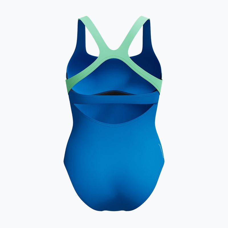Costume intero da donna Speedo Flex Band con reggiseno da bagno blu laguna 2