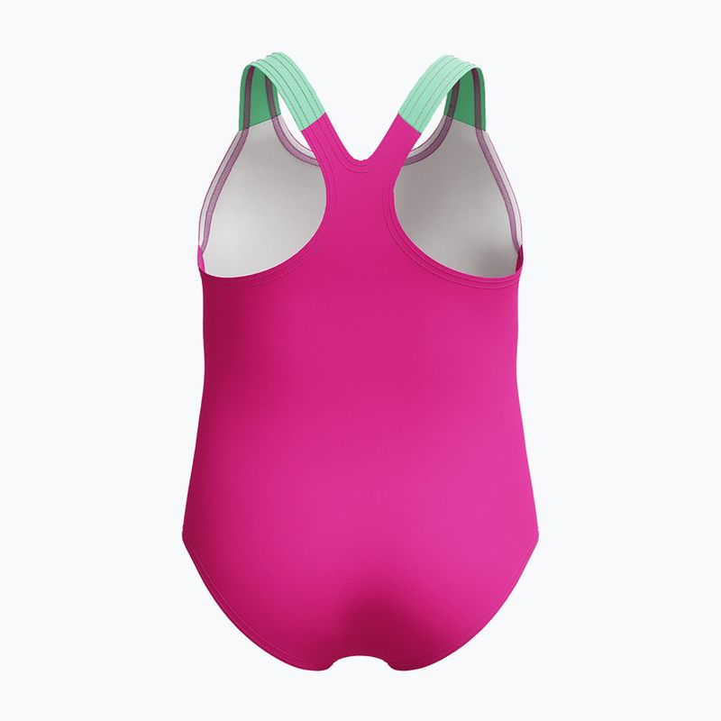 Costume intero per bambini Speedo Digital Printed neon bubblegum 2