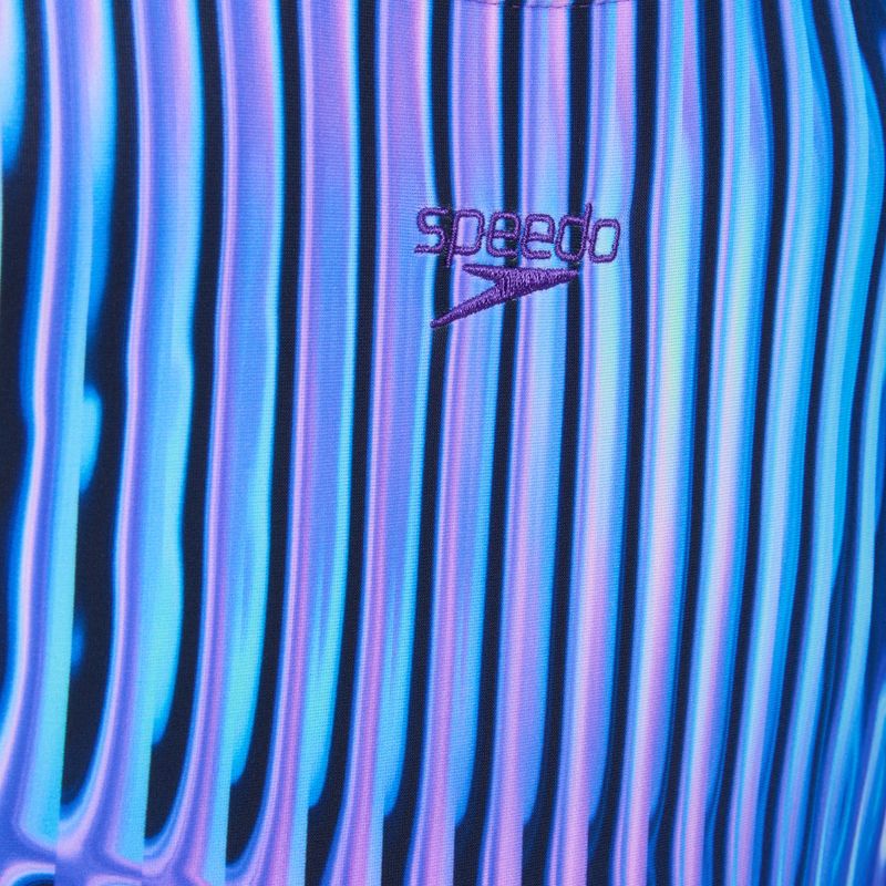 Costume da bagno intero per bambini Speedo Digital Allover Splashback indigo glow 3