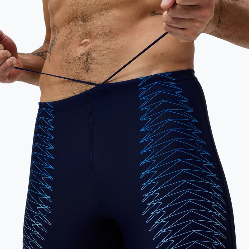 Jammer da nuoto da uomo Speedo Duo Logo Print Mid Jammer navy/sugar blue 5