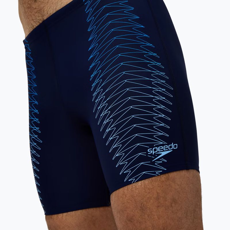 Jammer da nuoto da uomo Speedo Duo Logo Print Mid Jammer navy/sugar blue 6