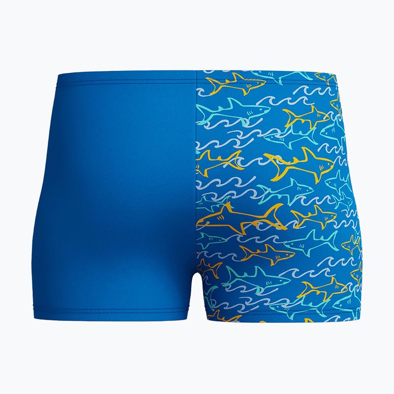 Speedo Digital Allover Aquashort boxer nuoto bambino blu laguna 2