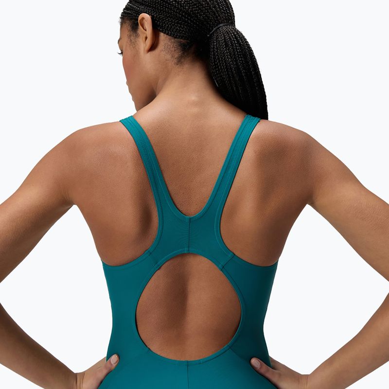 Costume intero Speedo Colourblock 2.0 deep emerald da donna 6