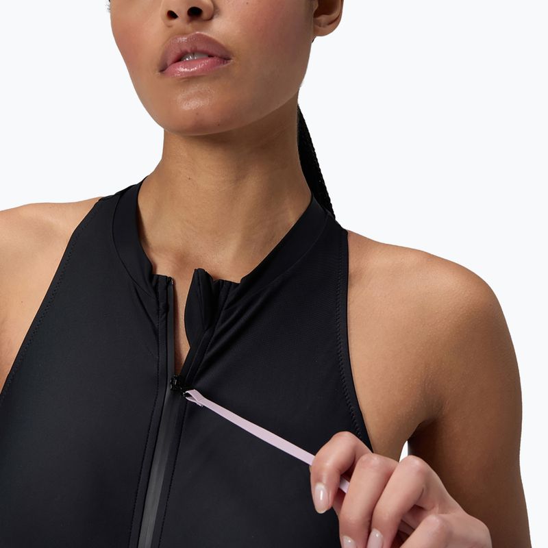 Speedo Zip Colorblock - costume intero da donna antracite 6