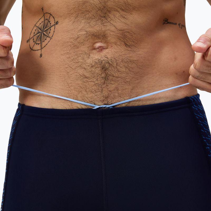 Speedo Endurance+ Tech Panel Aquashort boxer da uomo per il nuoto, blu navy/blu zuccherino 6