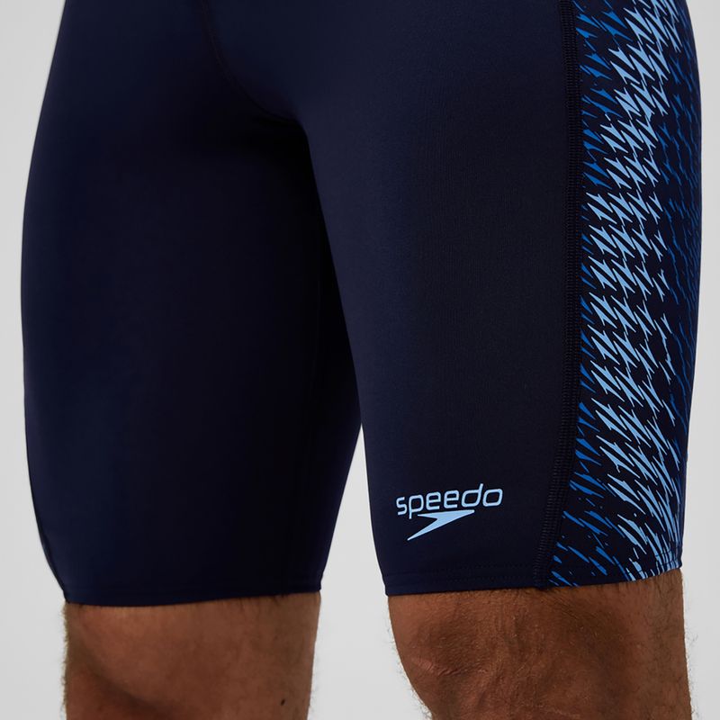Maglia da nuoto Speedo Endurance+ Tech Panel Uomo, blu navy/zucchero 7