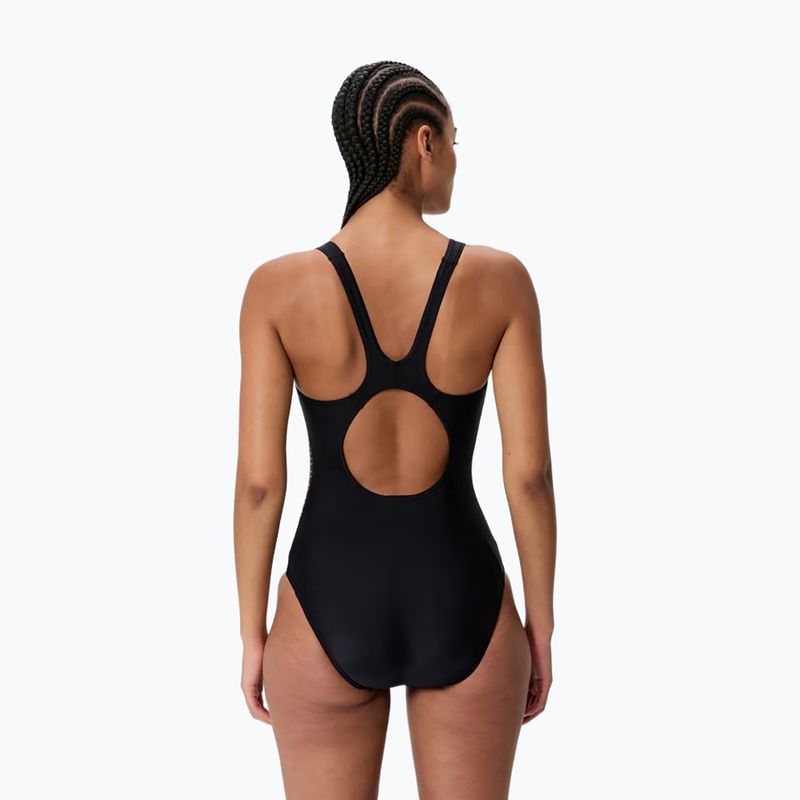 Costume da bagno intero da donna Speedo Placement Muscleback anthracite 2