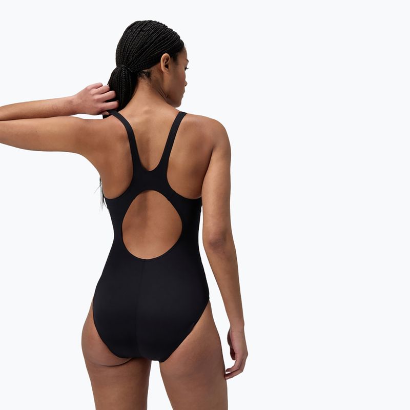 Costume intero Speedo donna HyperBoom Placement Muscleback verde erba medica 3