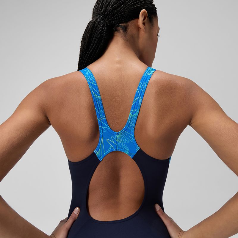 Speedo costume intero donna HyperBoom Splice Muscleback blu laguna 7