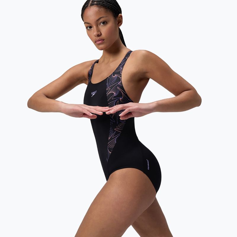 Costume da bagno intero da donna Speedo HyperBoom Splice Muscleback bright peach 4