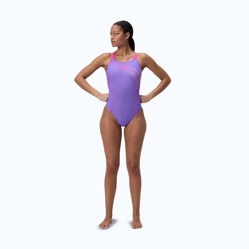 Speedo Medley Logo Medalist - costume intero indigo glow 2