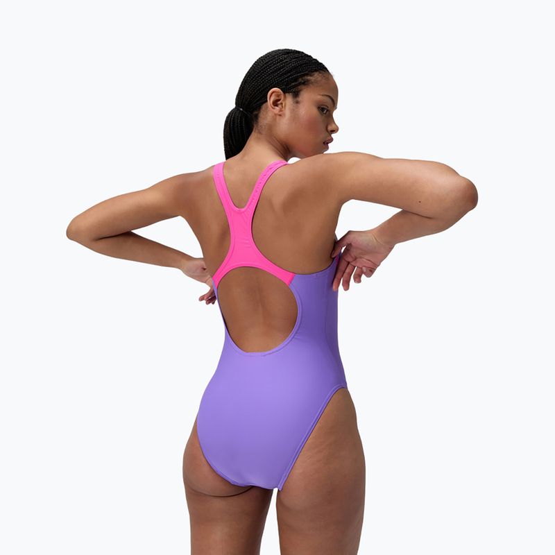 Speedo Medley Logo Medalist - costume intero indigo glow 3