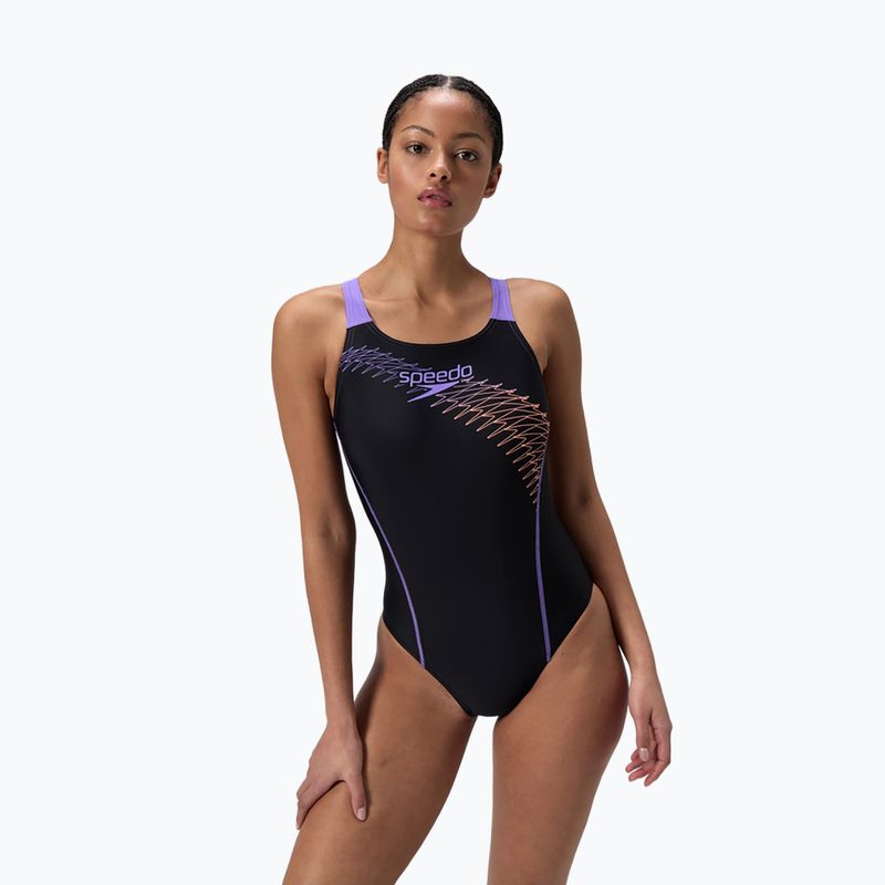 Speedo Medley Logo Medalist - Costume intero pesca brillante