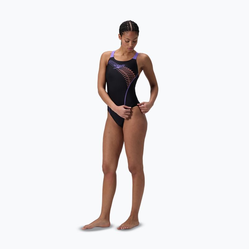 Speedo Medley Logo Medalist - Costume intero pesca brillante 2
