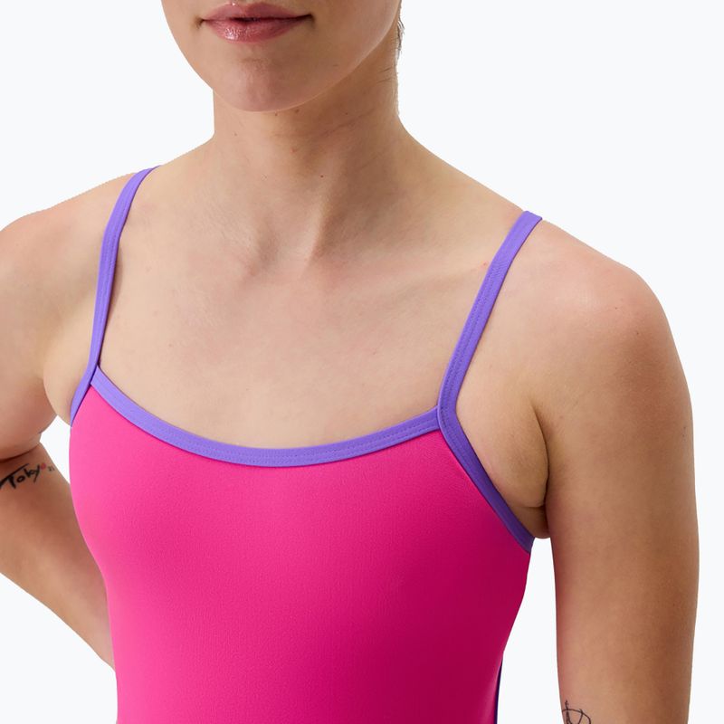 Speedo FL Solid Tri Back flare rosa/indigo glow - costume intero da donna 4