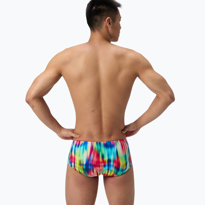 Boxer da nuoto da uomo Speedo Printed 13.5 cm Brief prismatic paradise/ruby 3