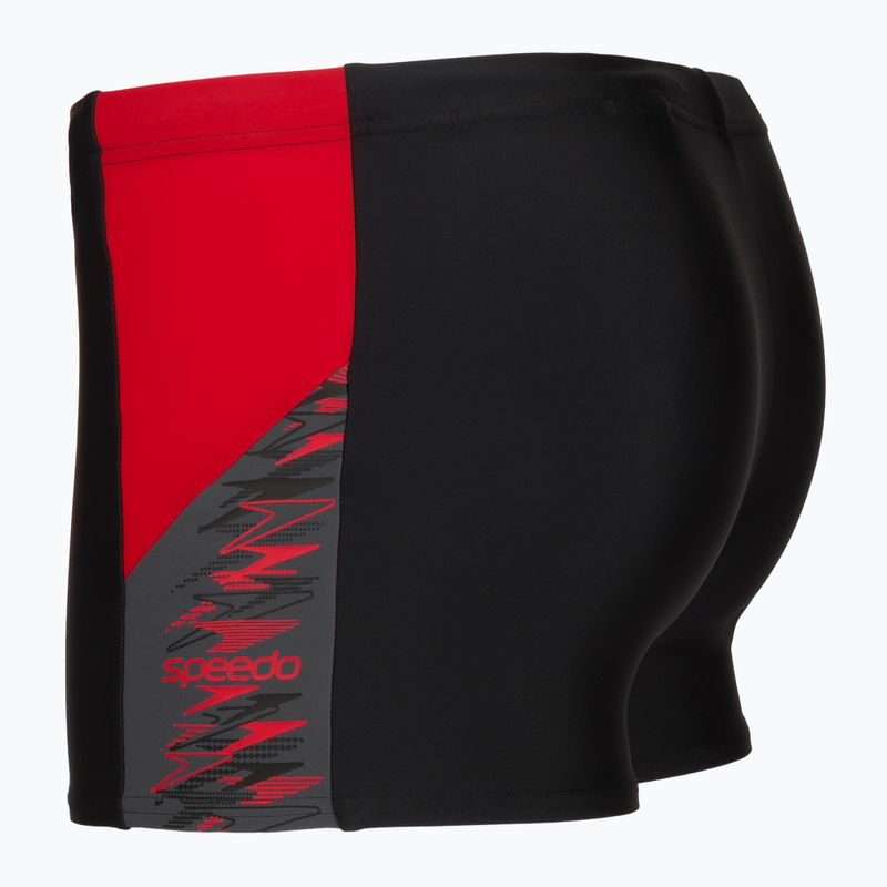 Boxer da bagno uomo Speedo Dive Aquashort Anthracite/Hrr 3