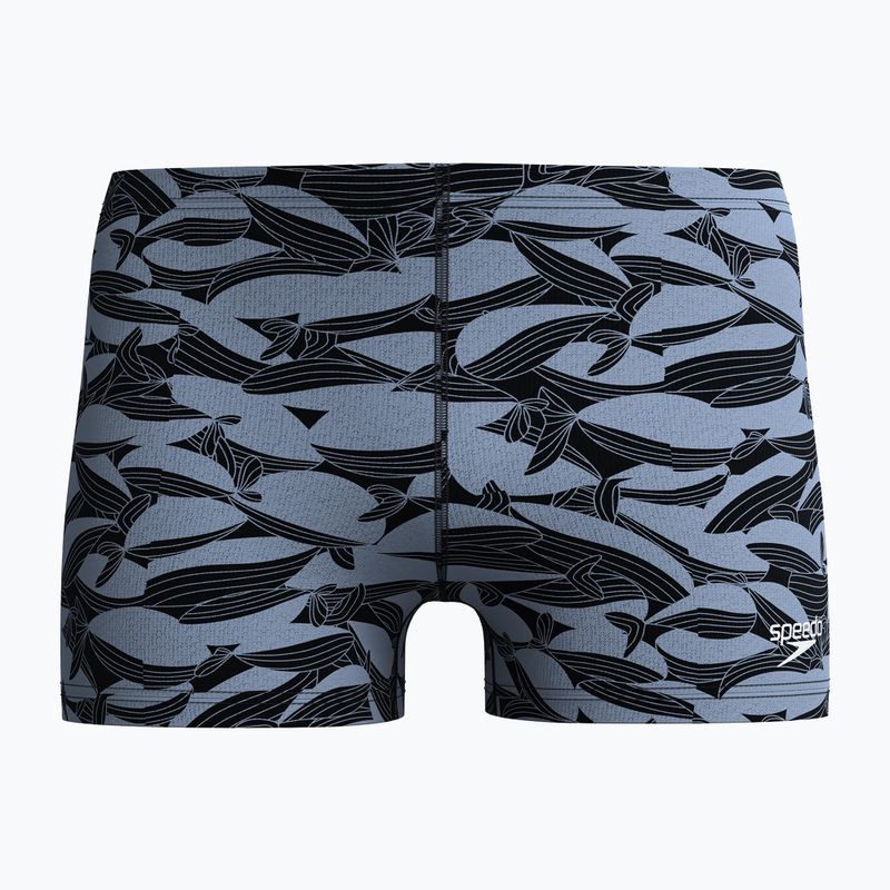 Boxer da bagno uomo Speedo Print Beachstar Square Leg Anthracite/Coin Grey 5