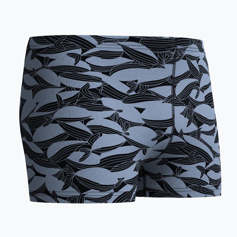 Boxer da bagno uomo Speedo Print Beachstar Square Leg Anthracite/Coin Grey 6