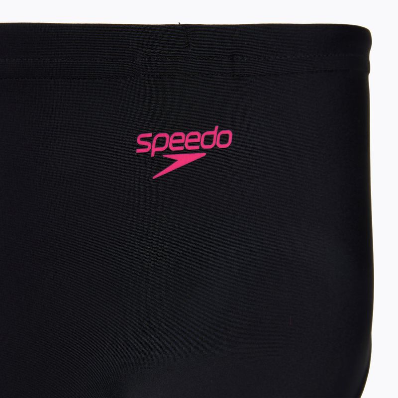 Costume da bagno due pezzi bambino Speedo Medley Logo Racerback 2pc anthracite/pink 8
