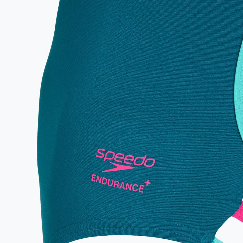 Costume intero donna Speedo Solid Tri peacock 3