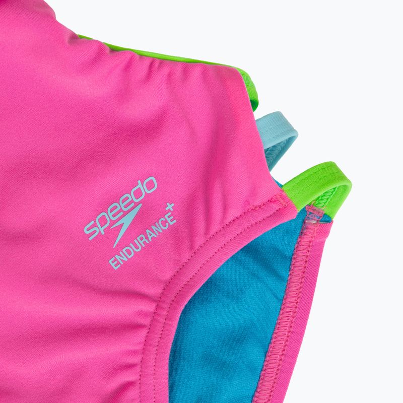 Costume intero da donna Speedo Solid Tri neon flamingo 3
