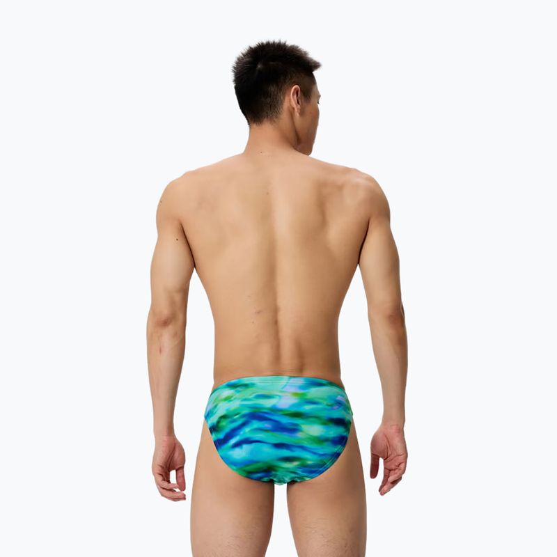 Boxer da bagno uomo Speedo Printed Brief sunset grove/green 2