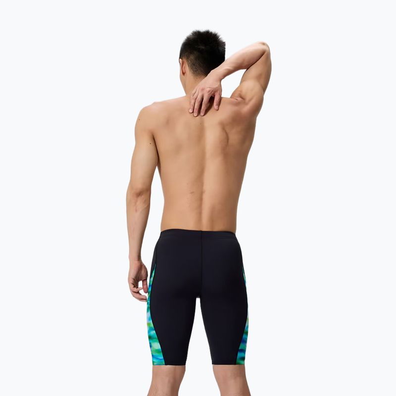Jammer da nuoto uomo Speedo Printed Side Spliced sunset grove/black 2