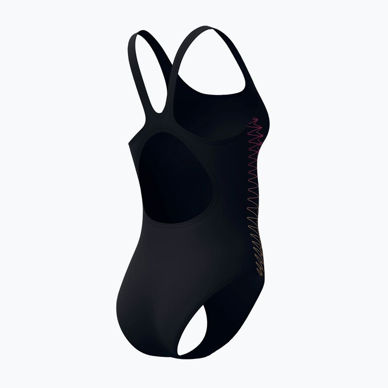 Costume da bagno intero donna Speedo Placement Muscleback anthracite/clover 8